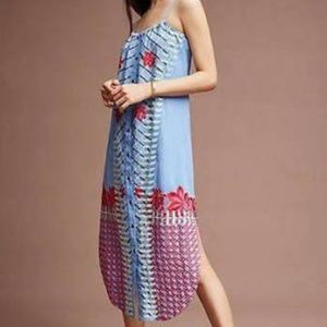 Anthropologie Embroidered Lilka Dress